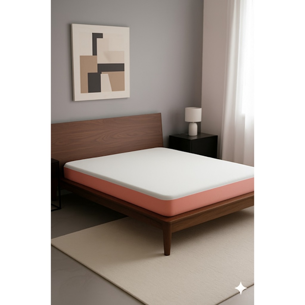 Espuma sob medida d28 colchão colchonete de casal pillow top firme 188 x 138 x 5cm