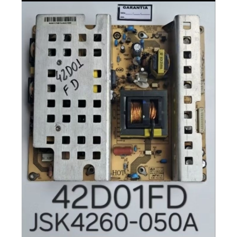 PLACA DA FONTE TV H BUSTER 42D01FD JSK4260-050A FOTOS, VÍDEO E DESCRIÇÃO