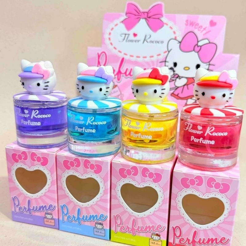 Perfume Hello Kitty Flower Rococo 35ml e 50ml em Oferta na Shopee