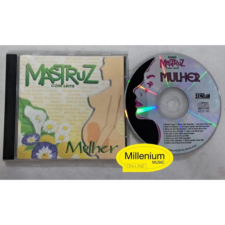 CD Forró Mastruz Com Leite  Mulher 1997 Original Gravadora Colecionador Ótimo Estado