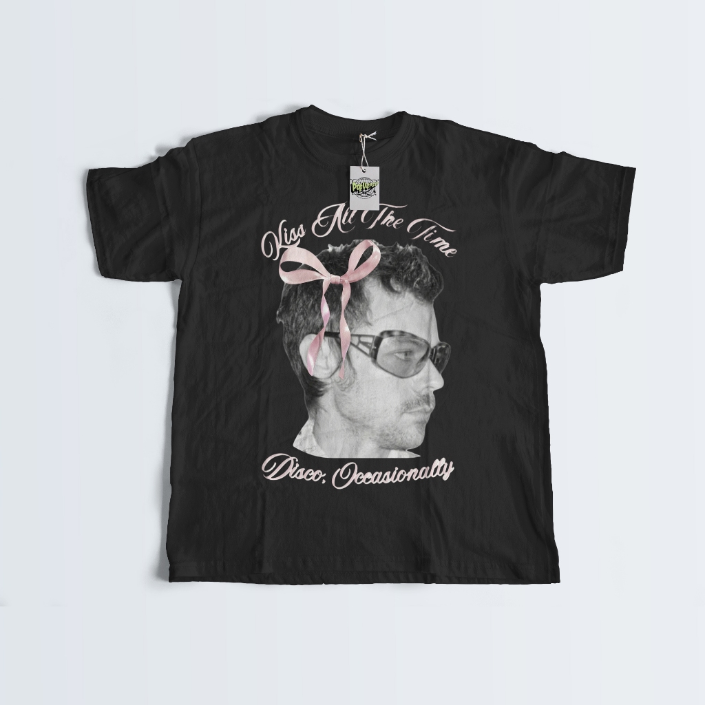 CAMISETA - HARRY STYLES -  KISS ALL THE TIME DISCO OCCASIONALLY - TOGETHER TOGETHER TOUR - 100% ALGODÃO  + BRINDES