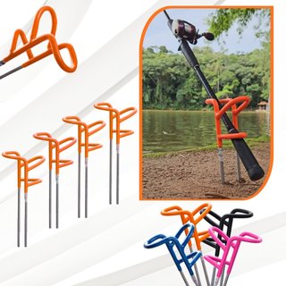 Combo 4 Suportes Emborrachados Laranja Para Pesqueiro ProteçãoTotal Para Seu Equipamento na Pescaria de Peixe Grande