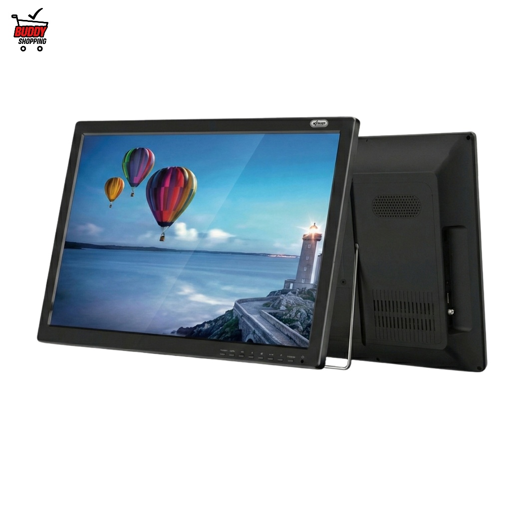 Monitor TV Portátil 19" Android 14 Smart TV Bateria 5000mAh Digital ISDB-T HDMI USB YouTube Netflix em Oferta na Shopee