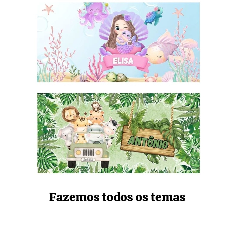 Rótulos adesivos personalizados para Tubolatas 5x6 - Fazemos todos os temas / Lembrancinhas de aniversário infantil