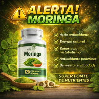 Moringa Planta Oleifera 100% pura 120 Capsulas planta da vida em Oferta na Shopee