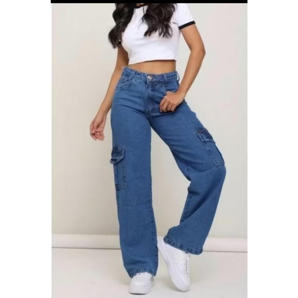 Calça Wid Leg Cargo Infantil e Juvenil