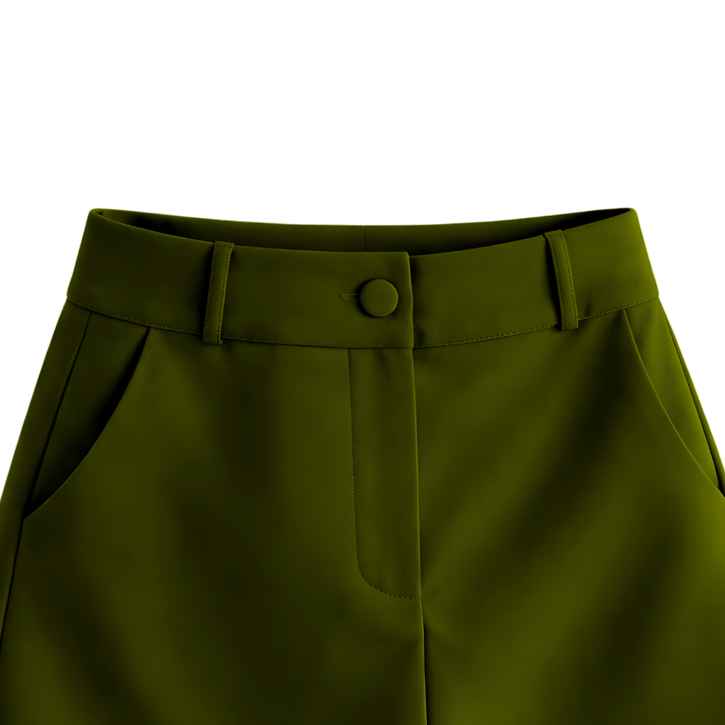 Short Saia Alfaiataria Mulher Várias Cores Com Botão Zíper Feminino do 36 ao 48 — imagem 2 de 2
