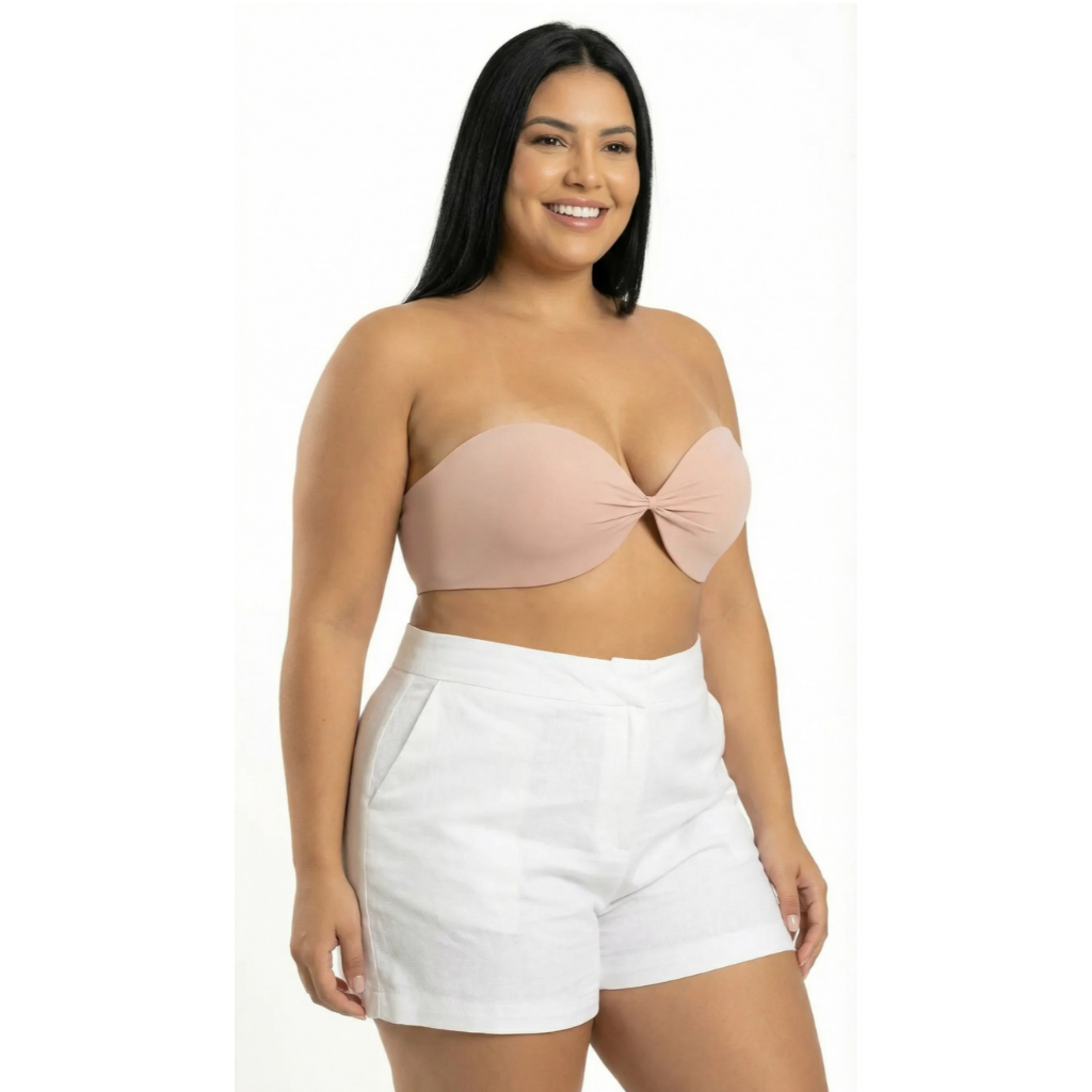 Sutiã Tomara Que Caia Alta Sustentação Top Sem Alça Laterais Largas Não Marca Não Incomoda em Oferta na Shopee
