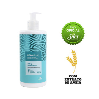 Hidratante Siles Sem Perfume com Extrato de Aveia 500g