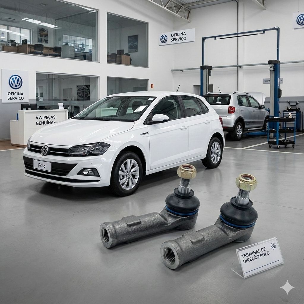 Par Terminais Direção Volkswagen Polo 2003 A 2014