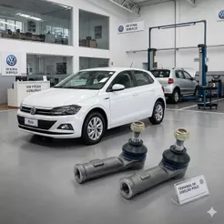 Par Terminais Direção Volkswagen Polo 2003 A 2014