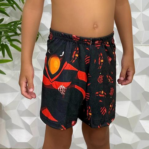 Pijama Samba Canção Moda Infantil Para Dormir Conforto Menino Kids Estampada Time