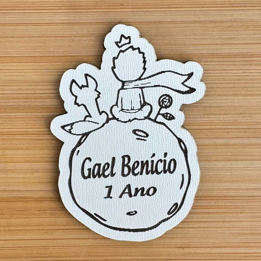 Kit Imãs de Geladeira Personalizados Pequeno Príncipe em MDF | Lembrancinha Aniversário Infantil Personalizado MDF