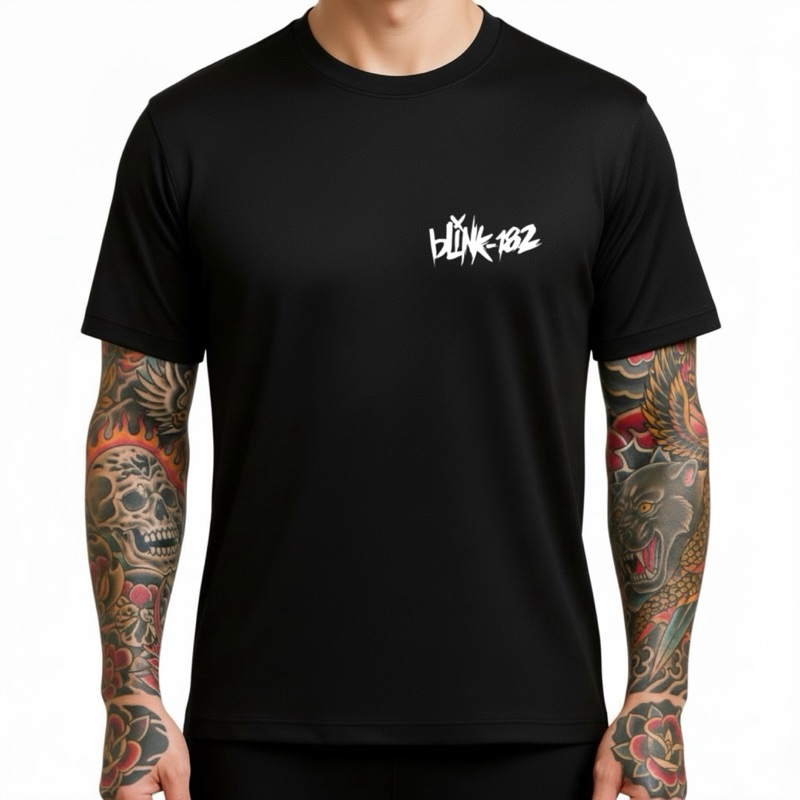 Camisas Camiseta Blink-182 Dry Fit Bandas De Rock Academia Esportivo Masculino em Oferta na Shopee
