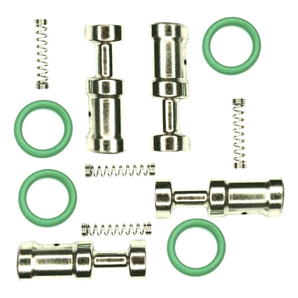 Jogo 4 Kit Reparo De Bicos Injetores Gnv Valtek flauta Rail Apache Tury Salini Eds Mp48 Igt