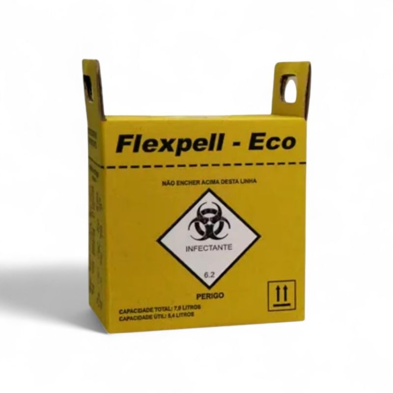 CAIXA DE DESCARTE DE SERINGAS E AGULHAS 3 LTS (1 UNID)