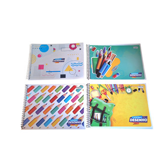 Caderno de Desenho Capa Flexível 96 Folhas Nova Cadernos