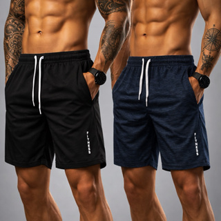 Short Dry Fit  Masculino Kit com 2 Dois Treino Corrida Confortável Short Básico Futebol Academia em Oferta na Shopee