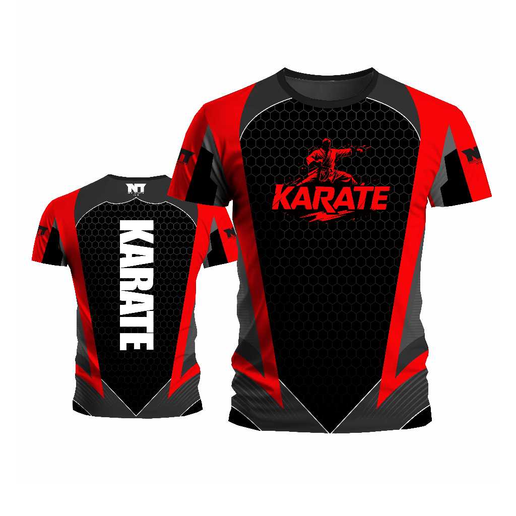 Camiseta Karatê Esportiva Masculina Dry Fit Treino Artes Marciais