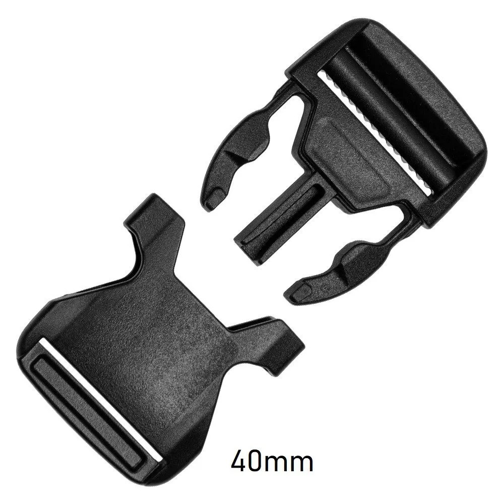 FECHO PARA MOCHILA BOLSA ENGATE RAPIDO PLASTICO 40MM 500 UNIDADES  BARRACA ALÇA MOCHILA COLEIRA PEITORAL PET