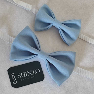 Azul serenity gravata borboletas adulto/infantil casamento, padrinhos, evento, festa em Oferta na Shopee