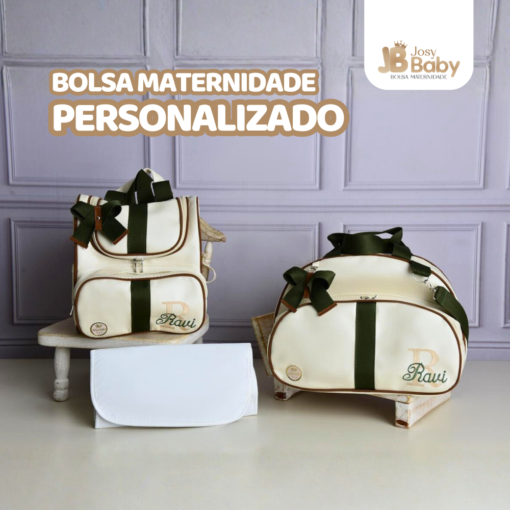 Kit Bolsa Maternidade Personalizado Kit Luxo menino/menina