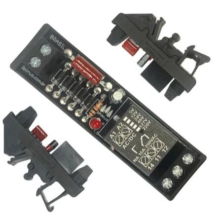 Relé Acoplador Interface Aa 5v, 12v, 24v, 48v, 127v E 220v