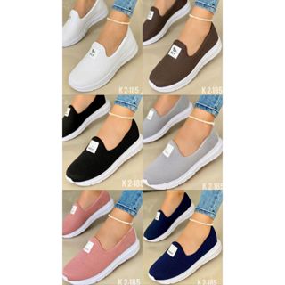 Tenis Sapatilha Feminino Confortável e Leve Flexível Casual Dia a dia Calce fácil em Oferta na Shopee