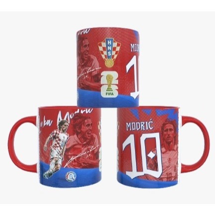 Caneca Luka Modric – Croácia Futebol Personalizada Grandes Jogadores Seleções Copa 2026