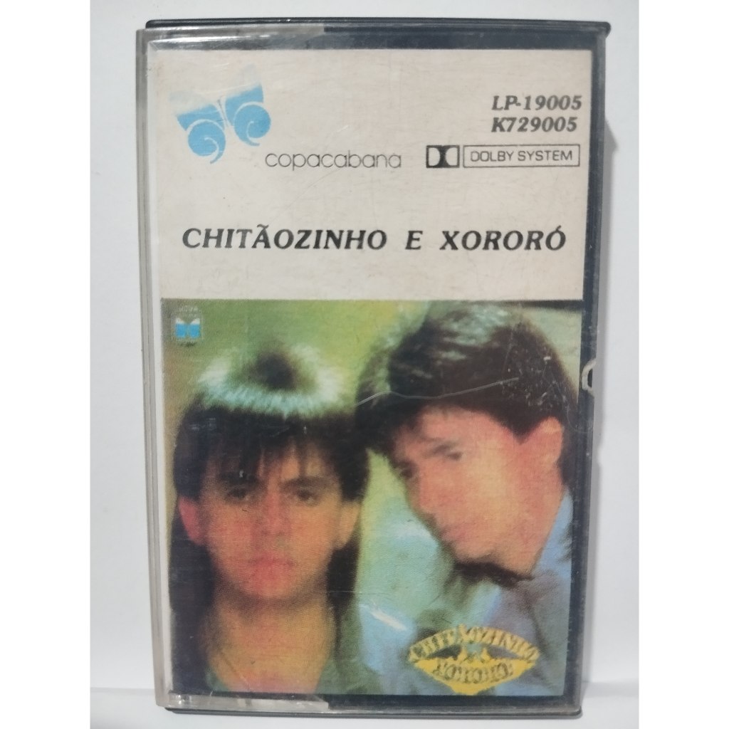 Fita Cassete K7 -  Chitãozinho E Xororó - Meu Disfarce Original