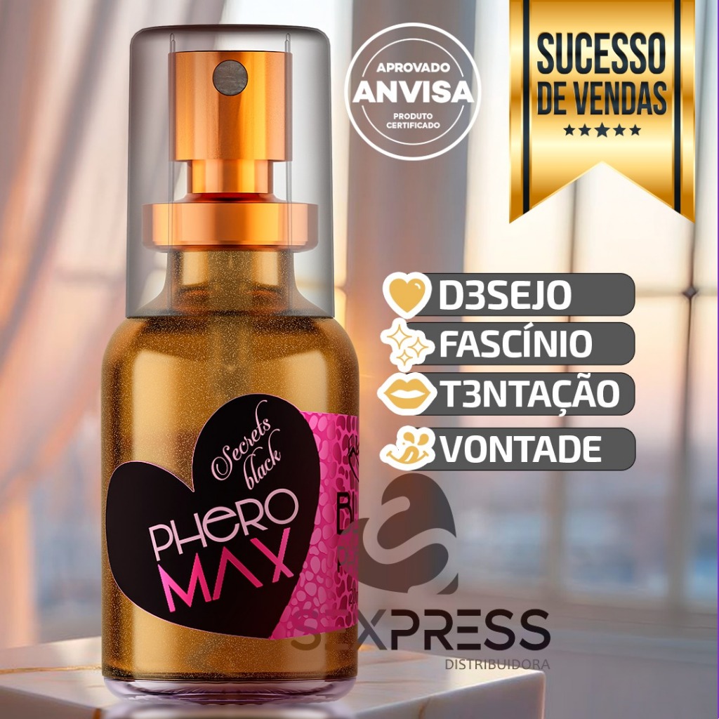PERFUME AFRODISÍACO SECRETS O PERFUME QUE DEIXA UM MISTÉRIO NO AR