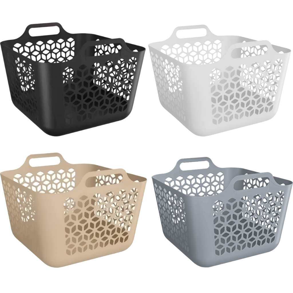 Cesto de Roupa Transportador C/ Alças 30L Multiuso Flexível Lavanderia  UZ em Oferta na Shopee