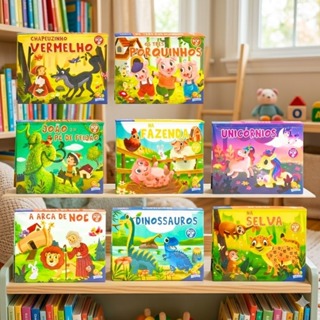 Contos Pop Up/ Capa Dura/ Cartonados/ 3D em Oferta na Shopee