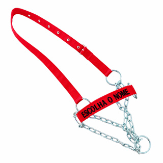 Cabresto de Bezerro PERSONALIZADO Fabricado em Fita Reforçada com Corrente Promoção!! em Oferta na Shopee
