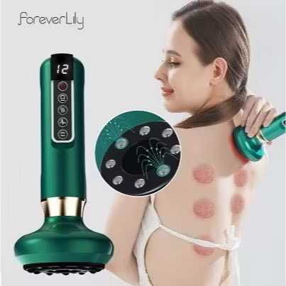 Instrumento Inteligente De Massagem Ventosa Eletrica Negativa Aparelho De Raspagem Elétrico Sem Fio