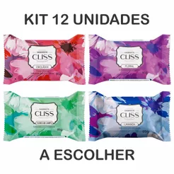Kit Com 12 Sabonetes Em Barra Cliss 85g A Escolher