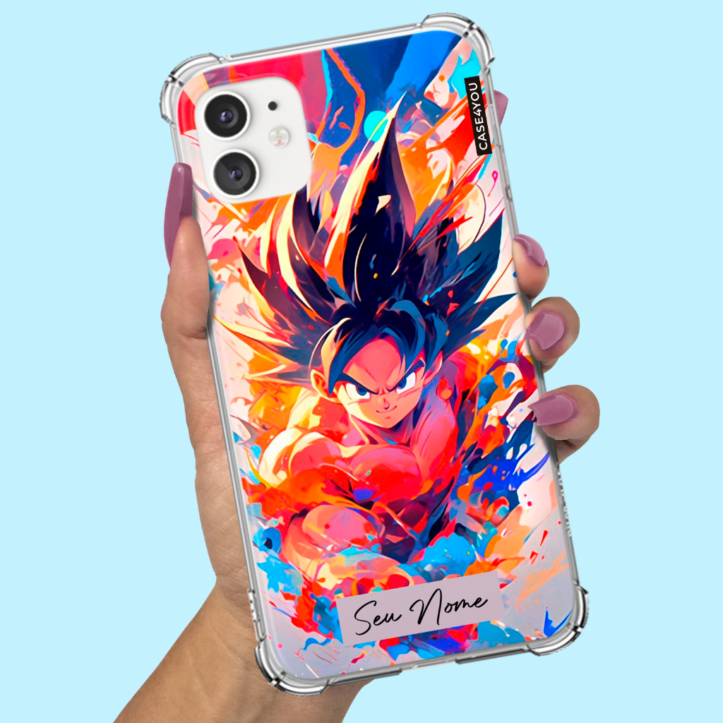 Capa Capinha Para Samsung Galaxy A10 A10s A11 A12 A13 A14 A15 A16 A17 Anti-impacto Personalizada Dragon Ball