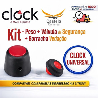 Peso universal + valvula de seguranca +borracha Vedacao 4,5 lts p/ panela de pressão.