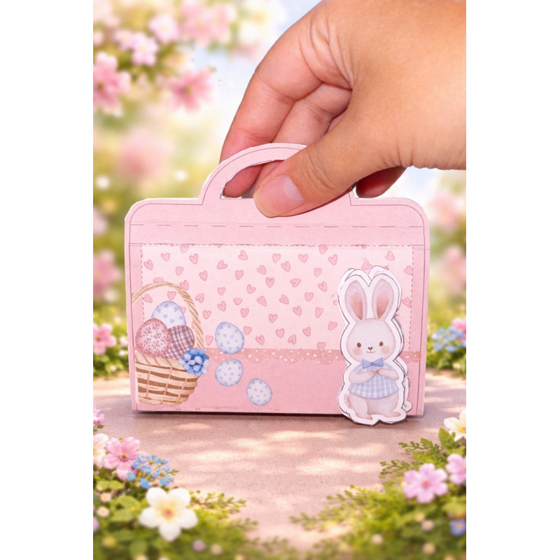 Caixinha Porta KitKat Coelhinho – Caixa Personalizada Páscoa para Chocolate / Lembrancinha