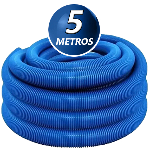 Mangueira para piscina flexivel e flutuante com 5 metros
