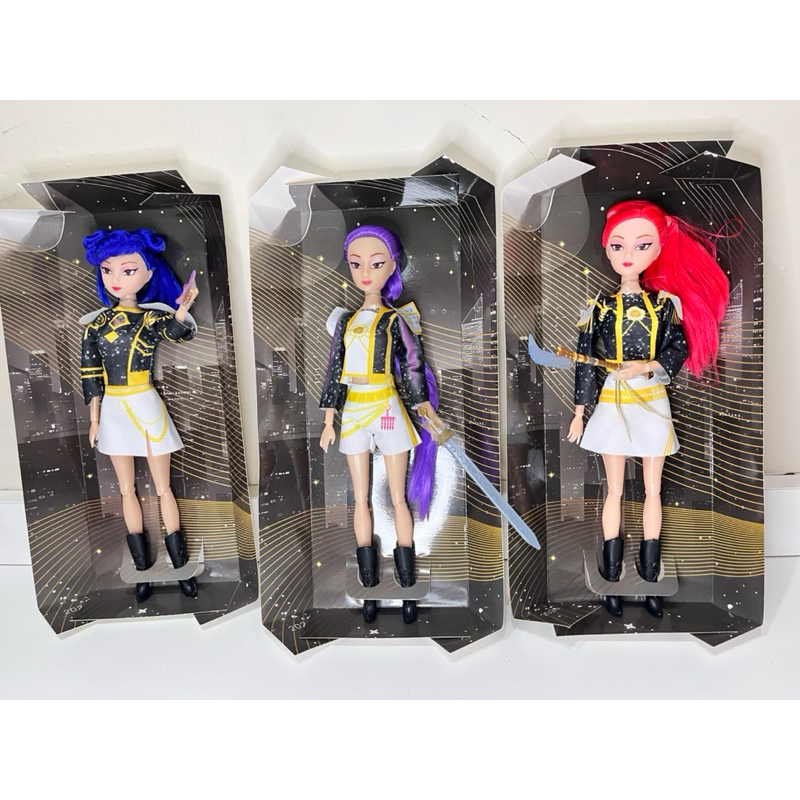 bonecas k-pop demon hunters musical envio rápido - kit K- pop bonecas articuladas e musicais