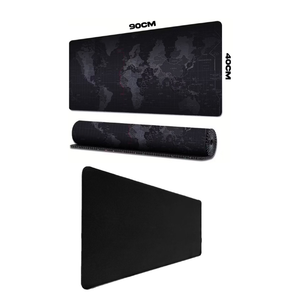 Mousepad Gamer Preto e com desenho Extra Grande 75x35 Cm.  ENVIO IMEDIATO.