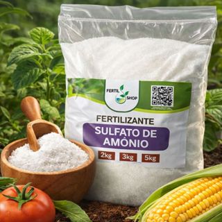 Fertilizante Sulfato de Amônio - Crescimento e Produtividade Agrícola | Diversos KG em Oferta na Shopee