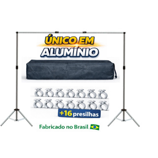 Suporte Fundo Infinito+ Bolsa+ 16 Presilhas Fotográfica 2x2+ Suporte Fotográfico em Oferta na Shopee