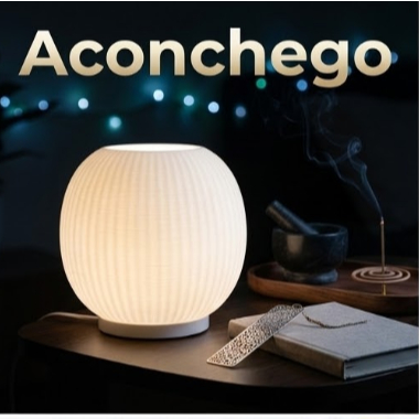 Leve Luminária LED Moderna – Design sofisticado e Iluminação Suave Ideal como abajur de mesa, luminária decorat