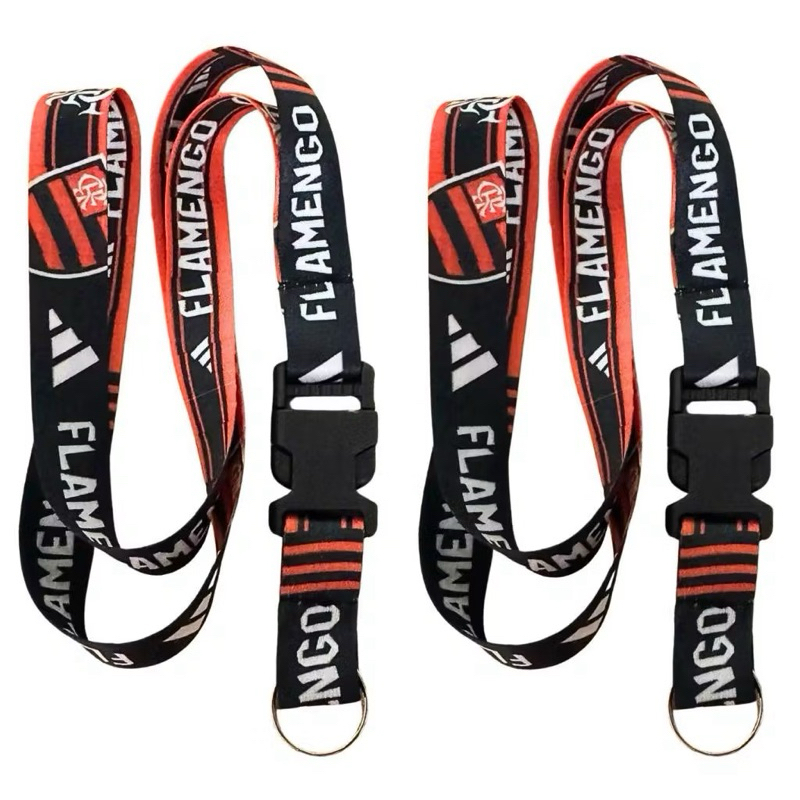 Chaveiro Flamengo Moto Cordão Tirante Pescoço Crachá Fecho Tic Tac Engate Rápido em Oferta na Shopee