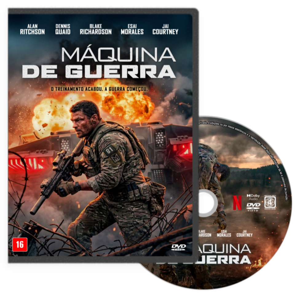 DVD - Maquina de Guerra (2026) (Dublado e Legendado) em Oferta na Shopee