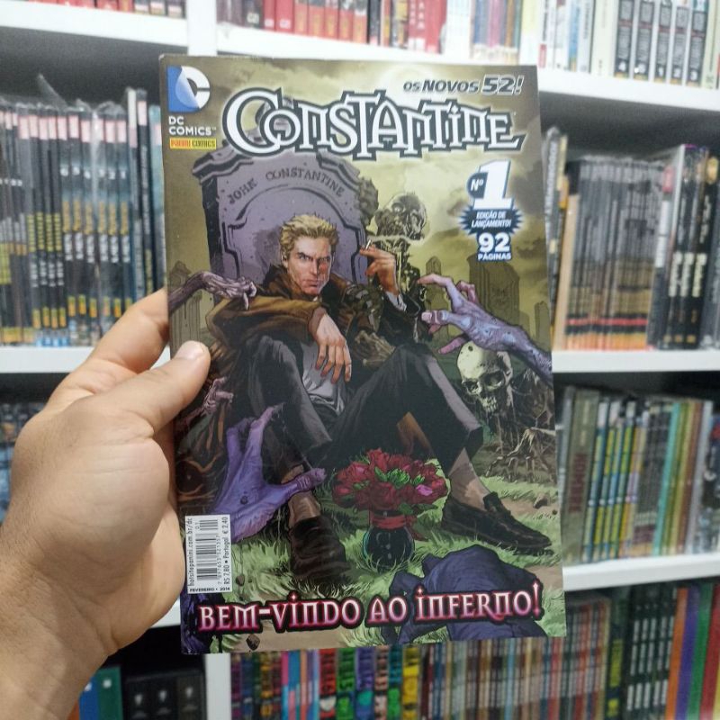 Kit Constantine Hellblazer: Bem-vindo ao inferno - Os novos 52 - Edição de colecionador DC COMICS volumes 1, 2 e 3