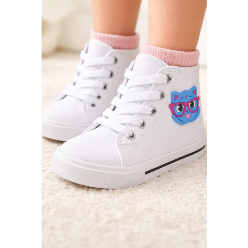 Tênis Infantil Menina Cano Alto Star Casual Escolar Criança Feminino Leve Confortável 20 ao 30 em Oferta na Shopee