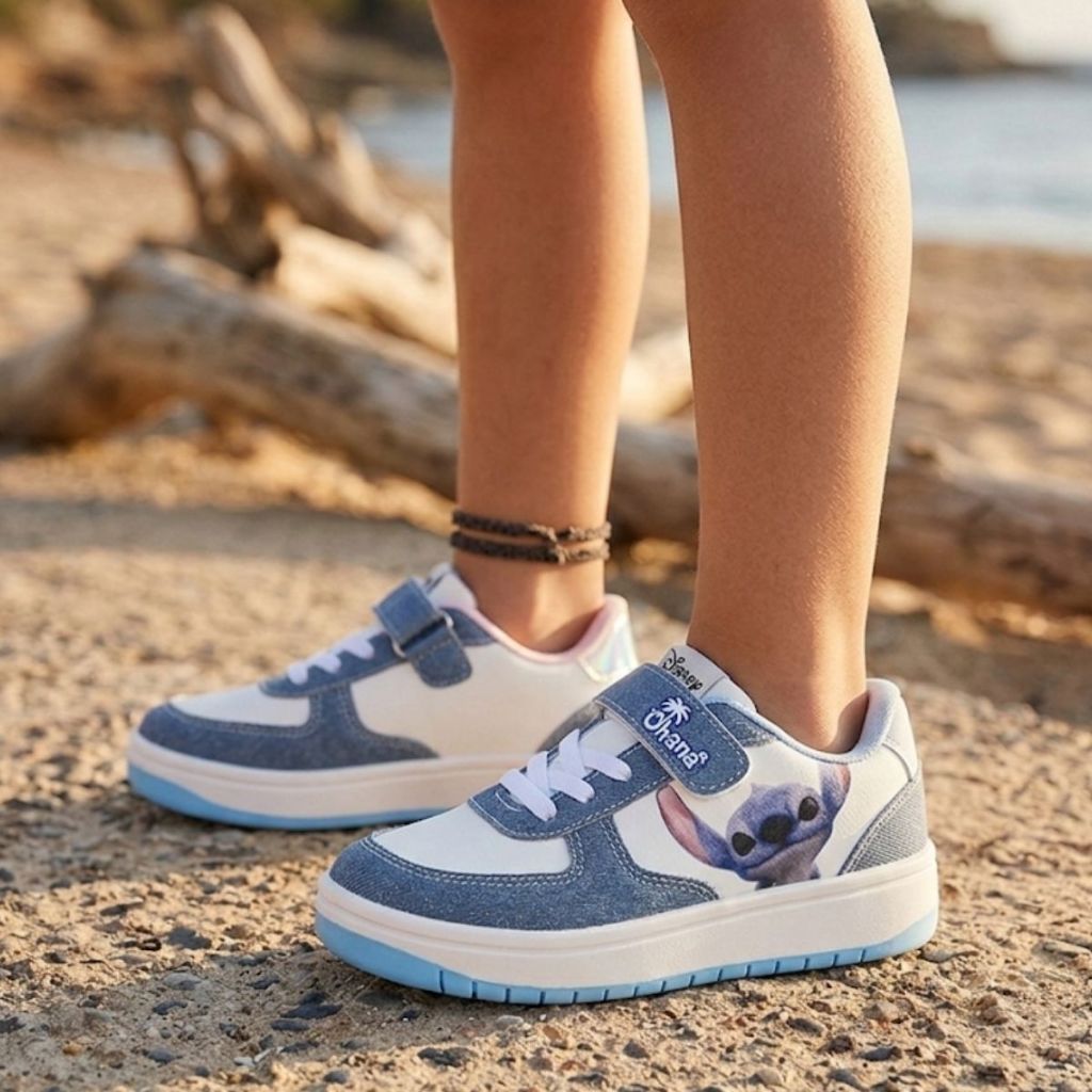 Tênis Juvenil Stitch Disney Casual Confortável Leve Para Dia a Dia Original
 em Oferta na Shopee